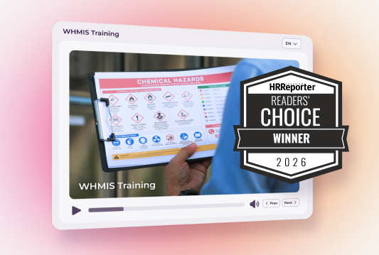 A mobile screen showing our HR software